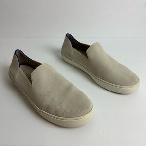 Rothys The Sneaker Shoes Slip On Cream Women’s 10.5 Washable